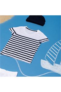 T-SHIRT BAMBINO IN STILE MARINARO BIO